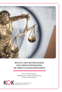 Cover KOK-Studie Opferrechte im Ermittlungsverfahren